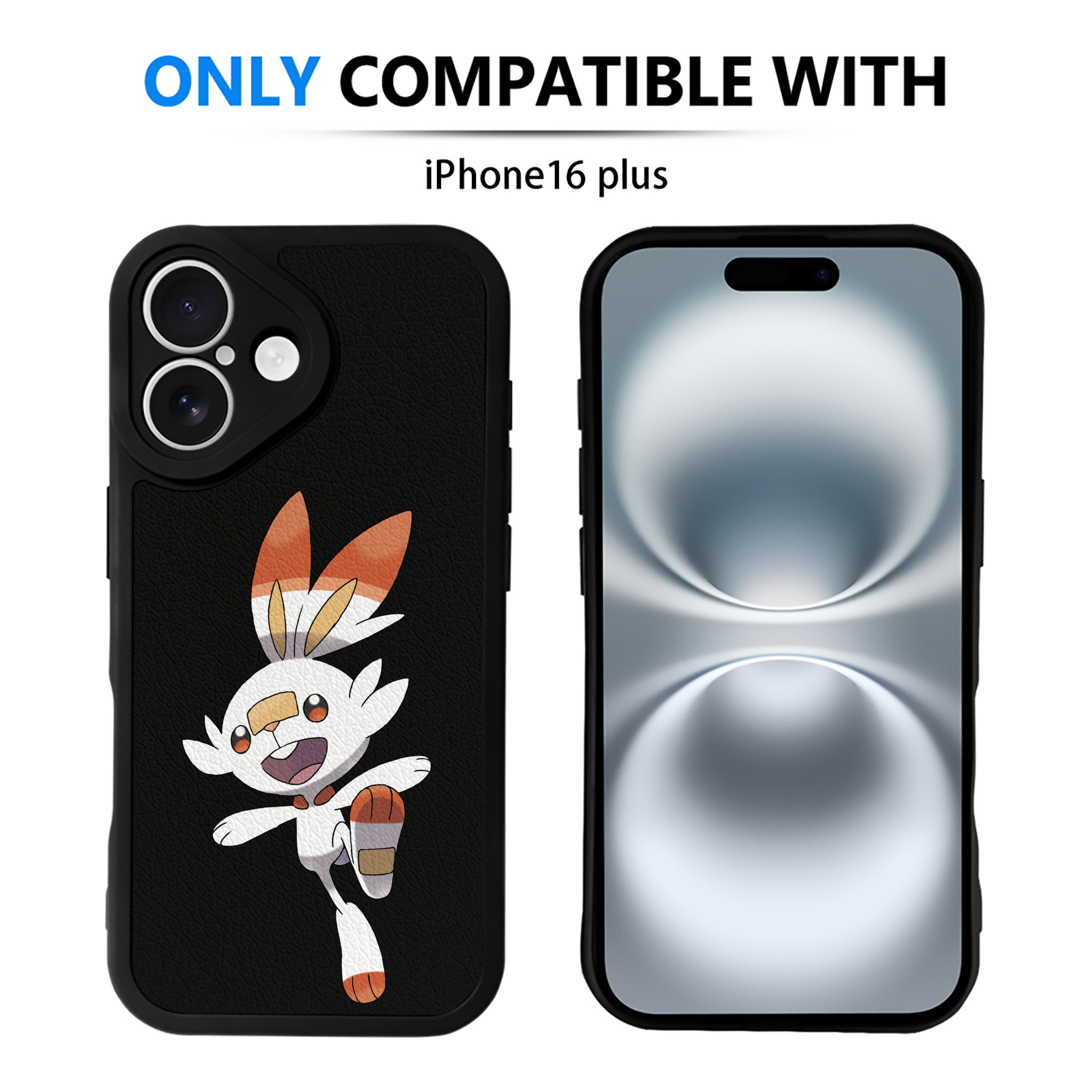 （画像用） ポケットモンスター Pokémon 【iPhone 16シリーズ対応】シリコンスマホケース（レザー調） 材質：シリコン